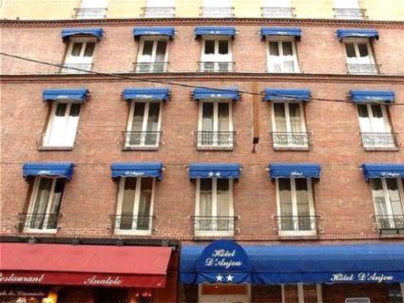 Hôtel D'Anjou Levallois-Perret Exterior foto